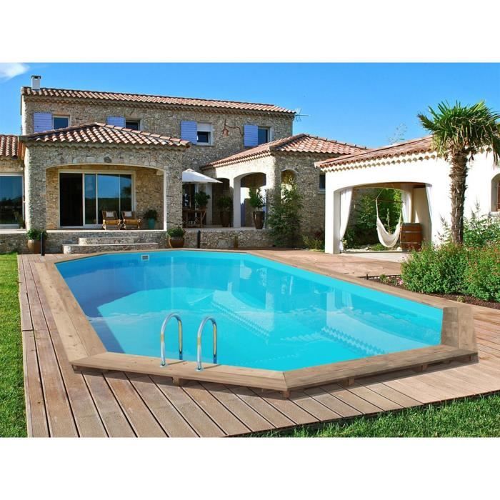 piscine bois rectangulaire 7×4
