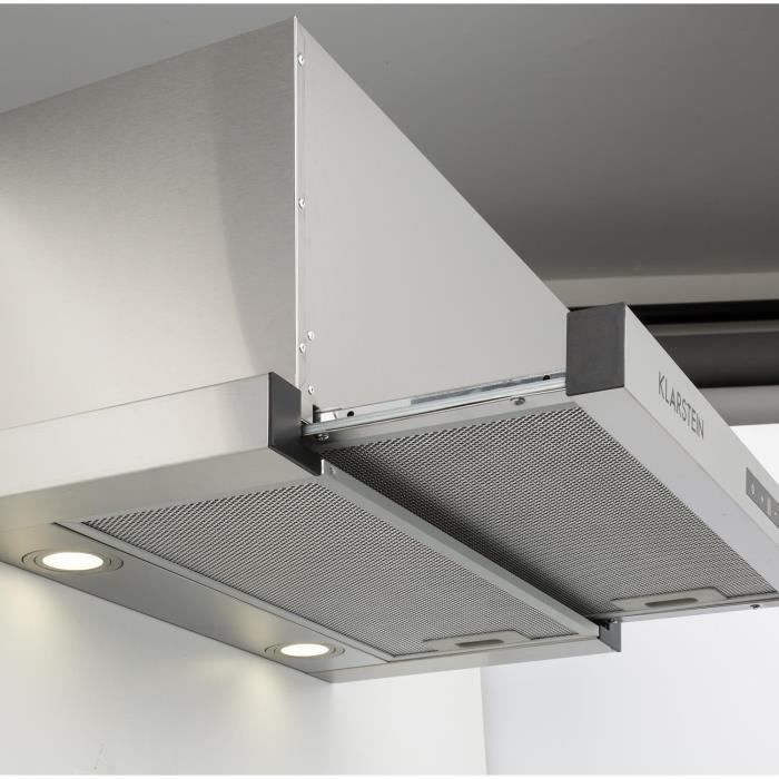 Klarstein Vinea Hotte murale escamotable plate2