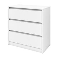 COMMODE DE CHAMBRE MAO Commode de chambre - Contemporain - Blanc mat COMMODE DE CHAMBRE MAO Commode de chambre - Contemporain - Blanc mat