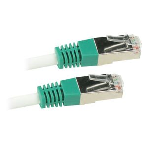 APM Câble RJ45 Cat.5 Blindé / Droit Blanc / Blanc - 15m