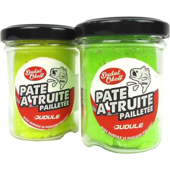 DUDULE Lot de 2 Pates à Truite Pailletées