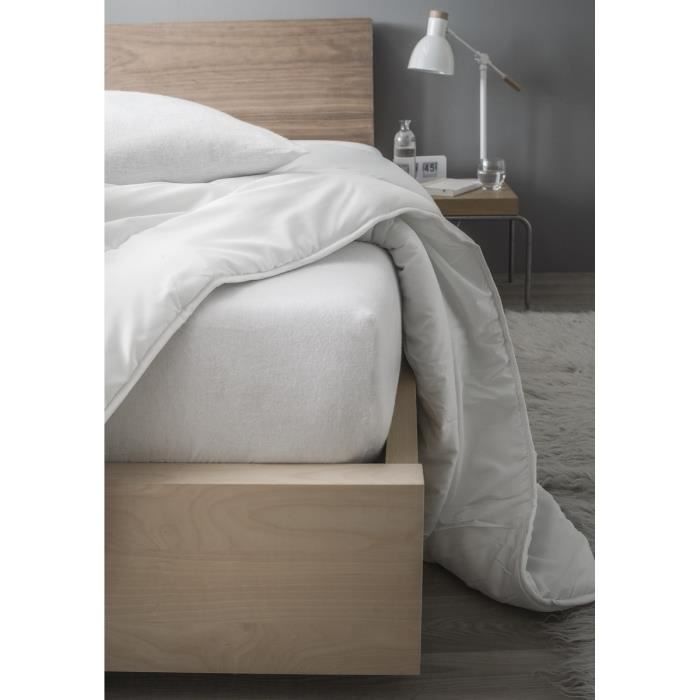 TODAY Protège matelas molleton 140x190cm blanc