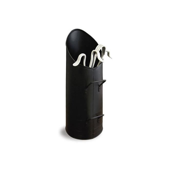 DELTA Serviteur l'Authentique en acier noir avec 4 accessoires