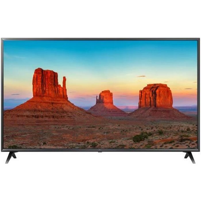 LG 50UK6300 TV LED 4K UHD - 50'' (126cm) - Son Ultra Surround - 4K HDR - Smart TV - 3 x HDMI - 2 x USB - Classe énergétique A