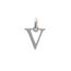 Pendentif en Argent 925//000 Rhodi/é Bijoux Femme Homme Mixte Enfant Fille Gar/çon Lettre L