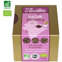 THÉ Thé noir Darjeeling bio - Coffret Thé d Origine… THÉ Thé noir Darjeeling bio - Coffret Thé d Origine…