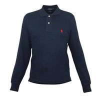 POLO Ralph Lauren Men's Custom Fit Long-Sleeve Polo (Na POLO Ralph Lauren Men's Custom Fit Long-Sleeve Polo (Na
