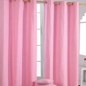 Double rideaux rose - Achat / Vente pas cher Double rideaux rose - Achat / Vente pas cher