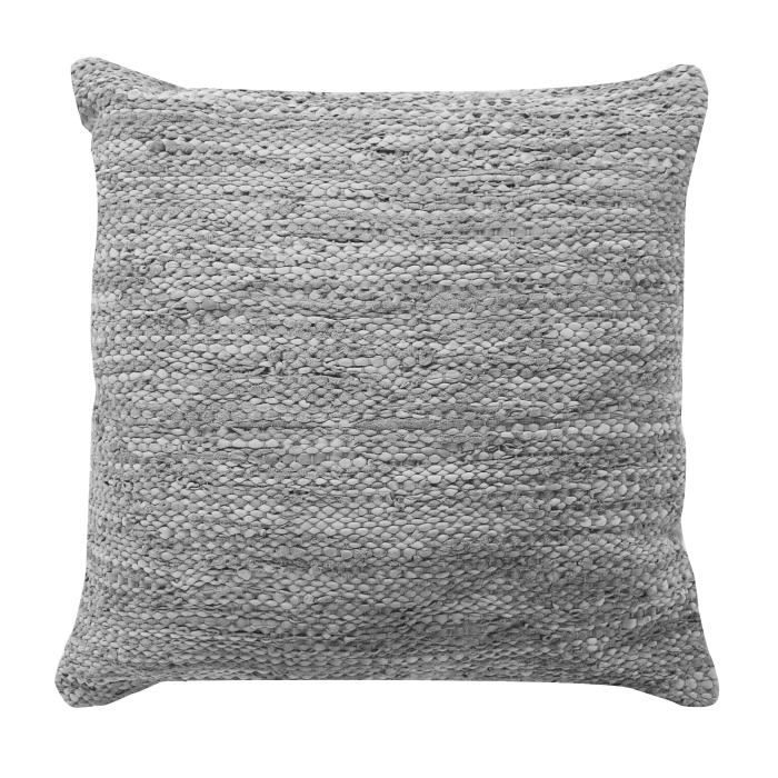 Coussin Skin - 70 x 70 cm - Gris clair