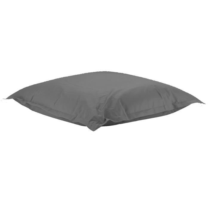 ATELIERS DU LINGE Coussin XL avec toile imperméable - Gris - Intérieur ou extérieur