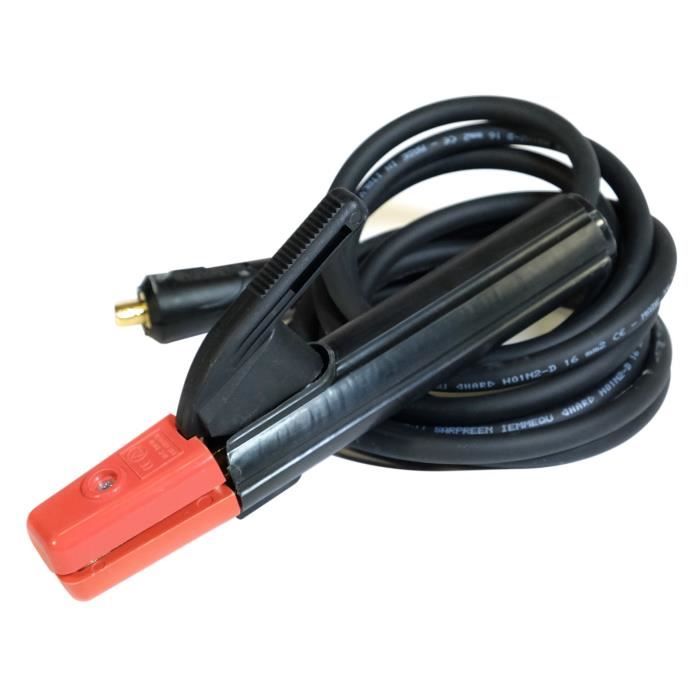PROWELTEK Porte-électrode 200 A avec câble 3m=Ø:16 mm²