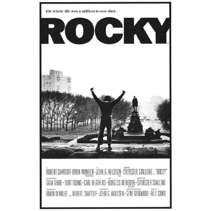 Affiche du film Rocky (Dimensions : 69 x 102 cm ) - Achat ...