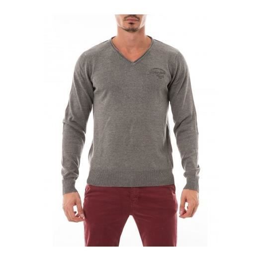 Vente Cdiscount V LAMBERTO HOMME Achat RITCHIE PULL Gris pull YUqwaW8