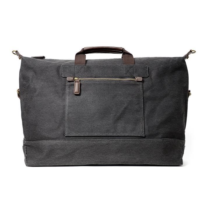 KINSTON Grand Sac de voyage Machu Picchu - 48H - Noir intense