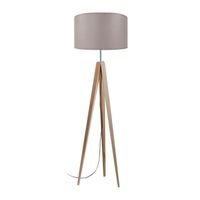 LAMPADAIRE IDUN Lampadaire trépied en bois naturel - Ø50 x H. LAMPADAIRE IDUN Lampadaire trépied en bois naturel - Ø50 x H.