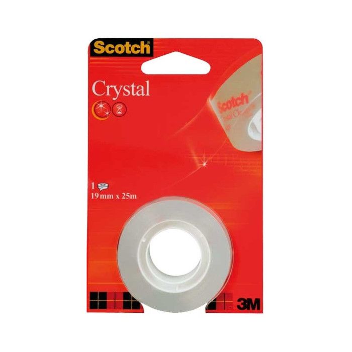 Recharge ruban adhésif transparent - 19 mm x 7,5 m