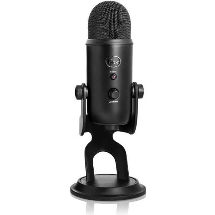 BLUE MICROPHONES Microphone USB YETI - 16BIT/48KHZ - Noir - PC / MAC