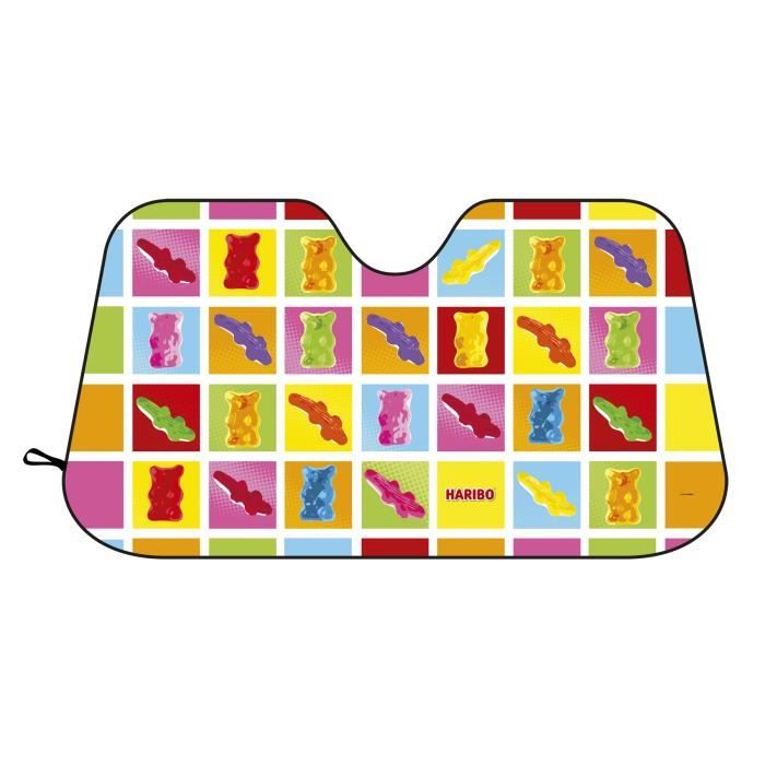 HARIBO Pare-soleil avant - 70 x 130 cm - Multicolore