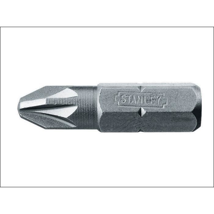 STANLEY 10 embouts de vissage Pozidriv - 100 mm