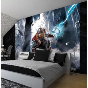 Fresque Murale Thor Avengers 152 5x104 Cm Pour Chambre D Enfant - papier peint fresque murale thor avengers 152 5x104 cm pour cha