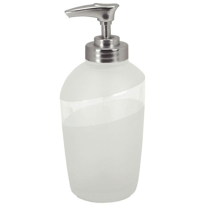 SPIRELLA Distributeur de savon Level - 16x7x7cm - Blanc