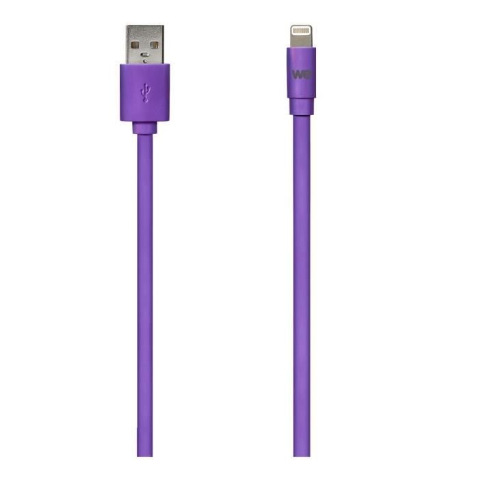 WE Câble USB Apple - Silicone - Violet