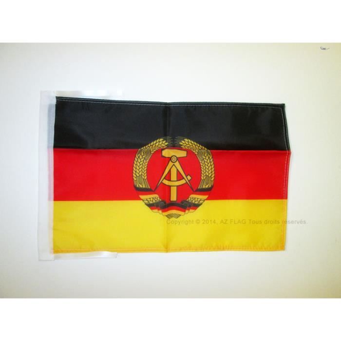 Drapeau Allemagne de l'Est 45x30cm - allemand - RDA Haute ...