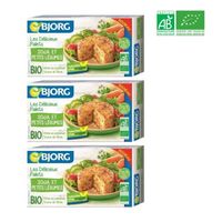CÉRÉALES - MÉLANGES BJORG Palets Soja et Petits légumes Bio 200g X3 CÉRÉALES - MÉLANGES BJORG Palets Soja et Petits légumes Bio 200g X3