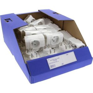 Prise Triplite 10/16 A+T Lat Blc