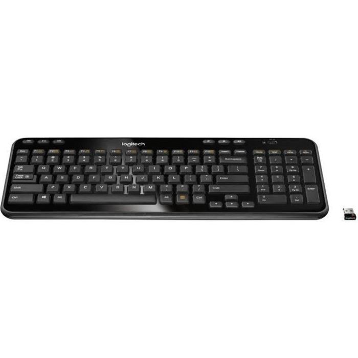 Logitech clavier sans fil - K360 Dark Grey