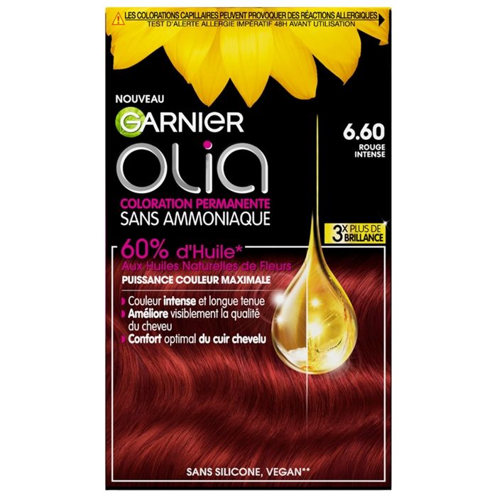 Olia Coloration n 66 rouge intense