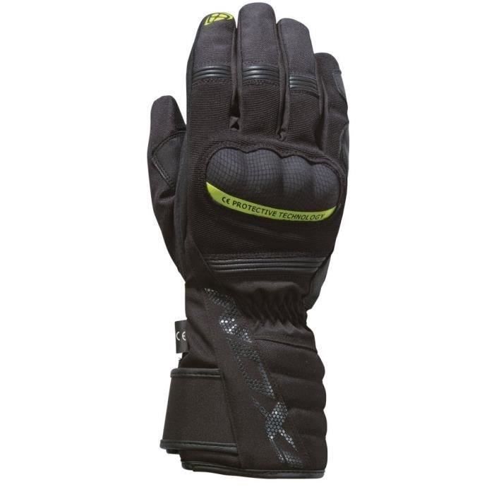 IXON Gant de moto Pro Tenere - Noir / Jaune