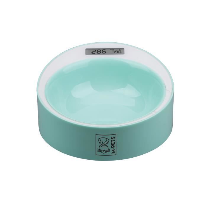 MPETS Gamelle ronde éléctronique Yumi - Vert - Pour chien