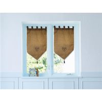 BRISE-BISE Le panneau brise-bise 45x90 cm COEURS c./ lin BRISE-BISE Le panneau brise-bise 45x90 cm COEURS c./ lin