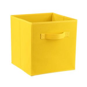 Cube de rangement jaune - Achat / Vente pas cher