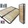 Sommier pliant 140x190+jeu 5 pieds