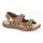 Roamers - Sandales velcro - Homme Marron