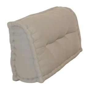 COUSSIN - MATELAS DE SOL Dossier Cale-Reins 100% coton 60x22/11xH35 cm LIN