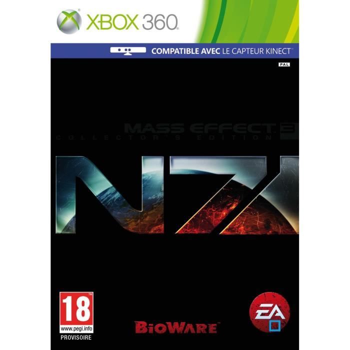 / Vente XBOX 360 MASS EFFECT 3 COLLECTOR / X360