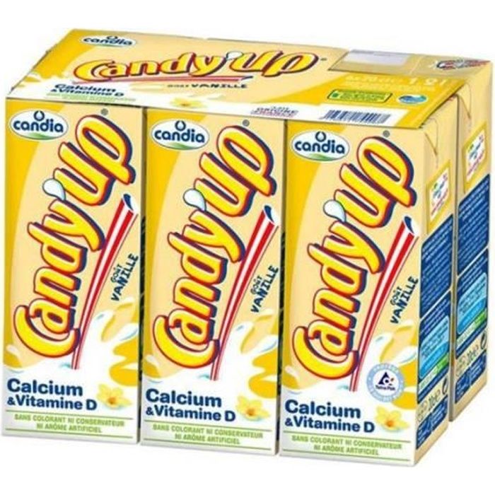 candia candia candy up vanille 20cl pack de 6