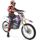 Moto Cross 250cc XTRM - Bleu - avec montage et mis
