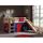 PINO Lit enfant mezzanine toboggan nature Domino