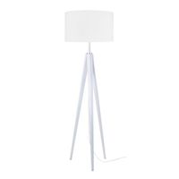 LAMPADAIRE IDUN Lampadaire trépied en bois blanc - Ø50 x H.16 LAMPADAIRE IDUN Lampadaire trépied en bois blanc - Ø50 x H.16