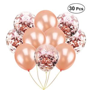 Decoration anniversaire rose gold