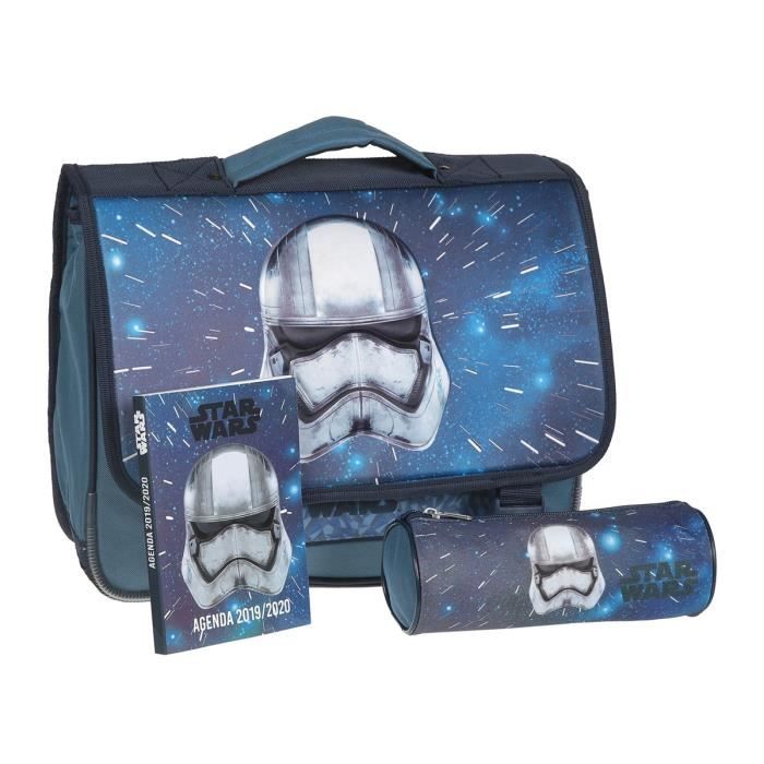 STAR WARS Cartable 38 cm + Tousse + Agenda