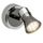 Spot patère LED Jupp 1xGU10 3W chrome et noir