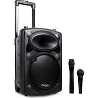 PACK SONO Ibiza Port 8 VHF - Enceinte sono portable avec mic PACK SONO Ibiza Port 8 VHF - Enceinte sono portable avec mic