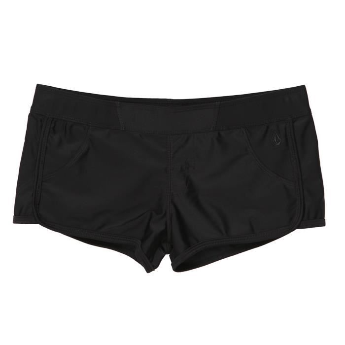 VOLCOM Short de Bain Simply Solid - Femme - Noir