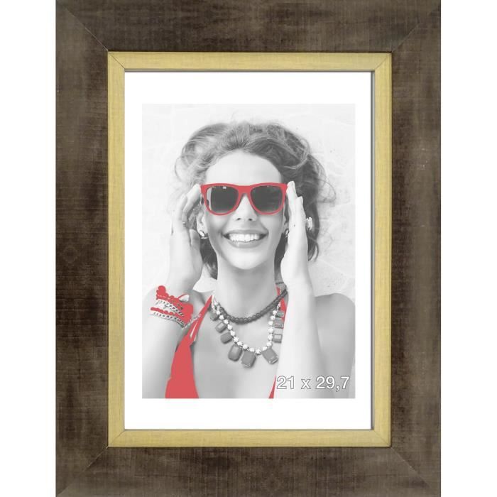 LYRICA Cadre photo 21x29,7 cm wengé