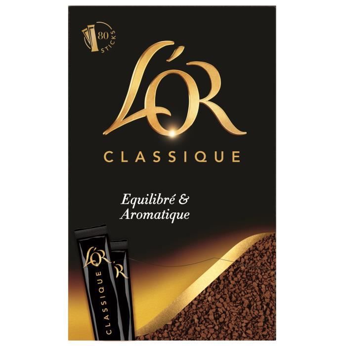 L'OR Café soluble classique - 80 sticks